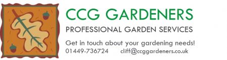 contact CCG Gardeners for gardening services near Bury St Edmunds